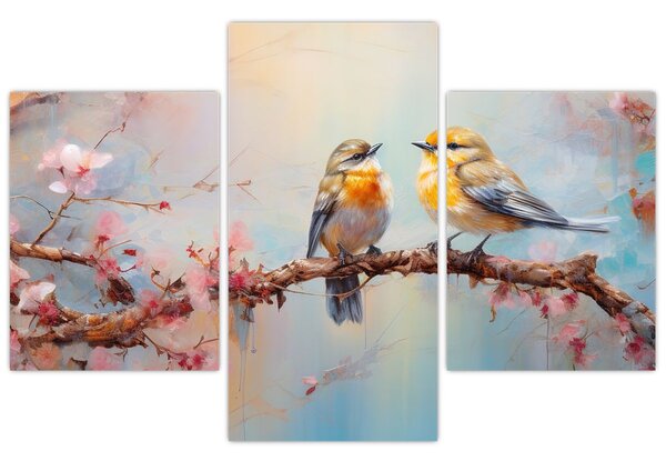 Kép - Lovebirds (90x60 cm)