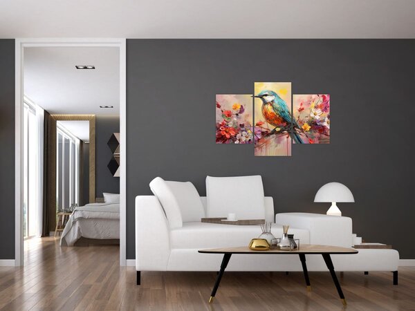 Kép - Egy madár festménye (90x60 cm)