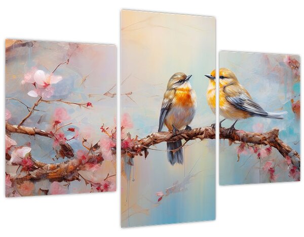 Kép - Lovebirds (90x60 cm)
