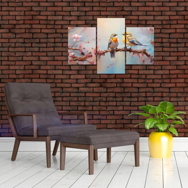 Kép - Lovebirds (90x60 cm)