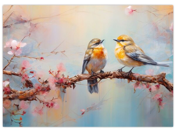 Kép - Lovebirds (70x50 cm)