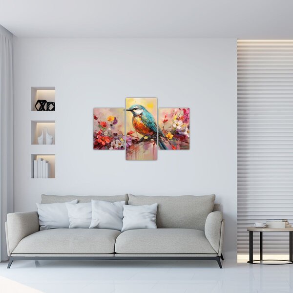 Kép - Egy madár festménye (90x60 cm)