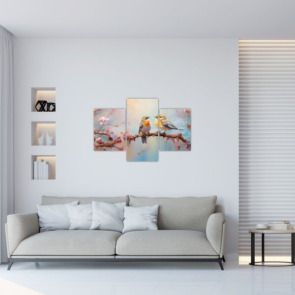 Kép - Lovebirds (90x60 cm)