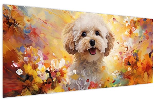 Kép - Boldog kutya (120x50 cm)