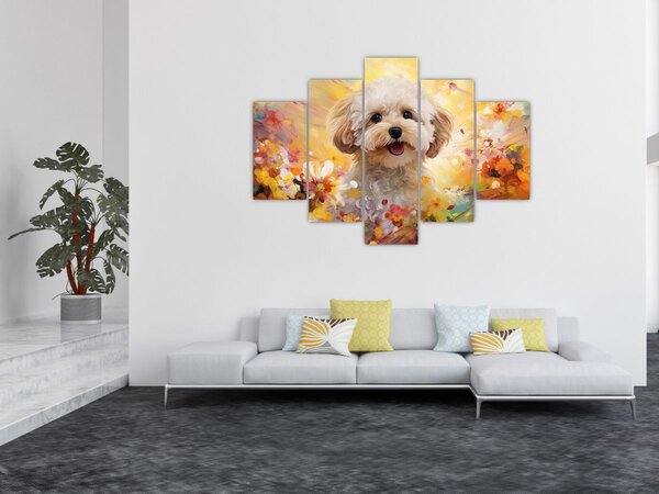Kép - Boldog kutya (150x105 cm)