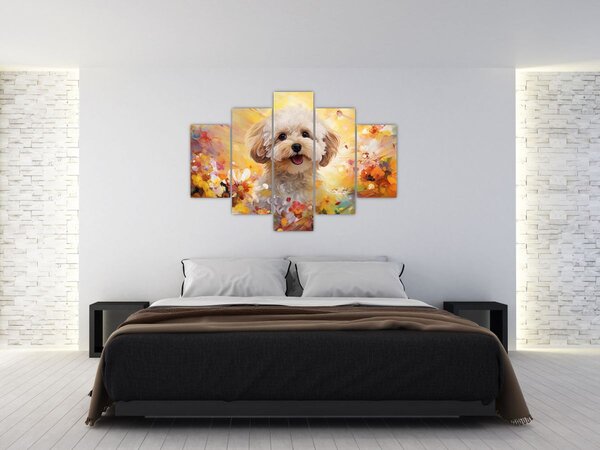 Kép - Boldog kutya (150x105 cm)