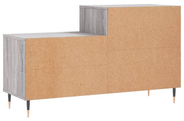 Szürke sonoma színű szerelt fa cipősszekrény 102x36x60 cm