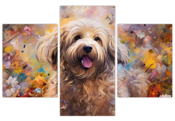Kép - Happy Dog II. (90x60 cm)