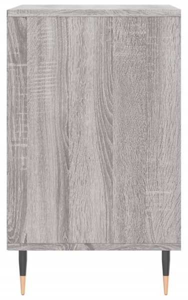 Szürke sonoma színű szerelt fa cipősszekrény 102x36x60 cm
