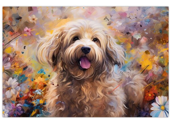 Kép - Happy Dog II. (90x60 cm)
