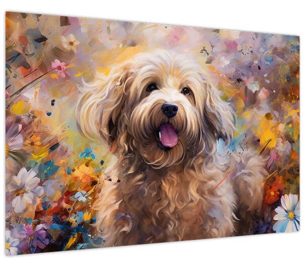 Kép - Happy Dog II. (90x60 cm)