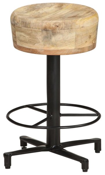2 db tömör mangófa bárszék 52 cm