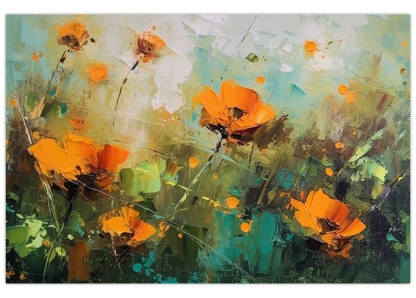 Kép - Virágok (90x60 cm)