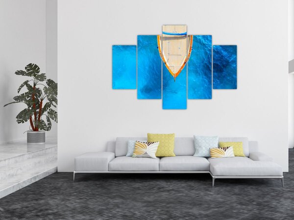 Kép - Nyári hajó (150x105 cm)