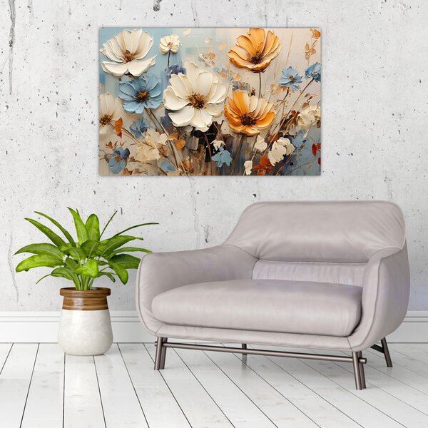 Kép - Csokrok, festés (90x60 cm)