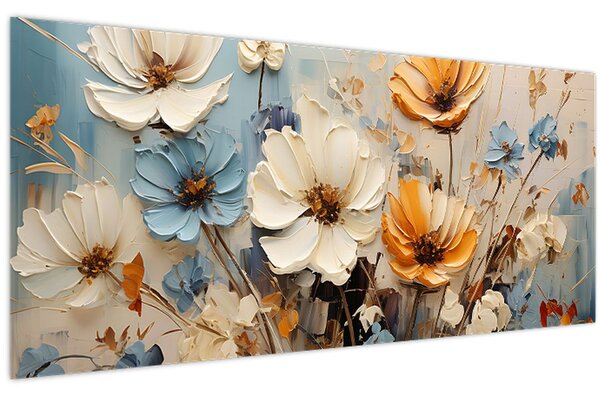 Kép - Csokrok, festés (120x50 cm)