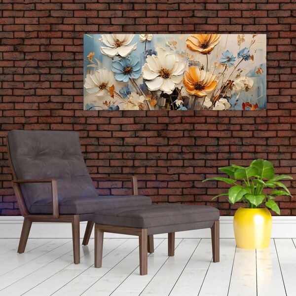 Kép - Csokrok, festés (120x50 cm)