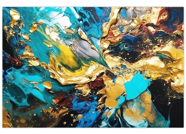 Kép - Texturált olajfestmény (90x60 cm)