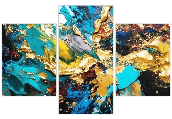 Kép - Texturált olajfestmény (90x60 cm)