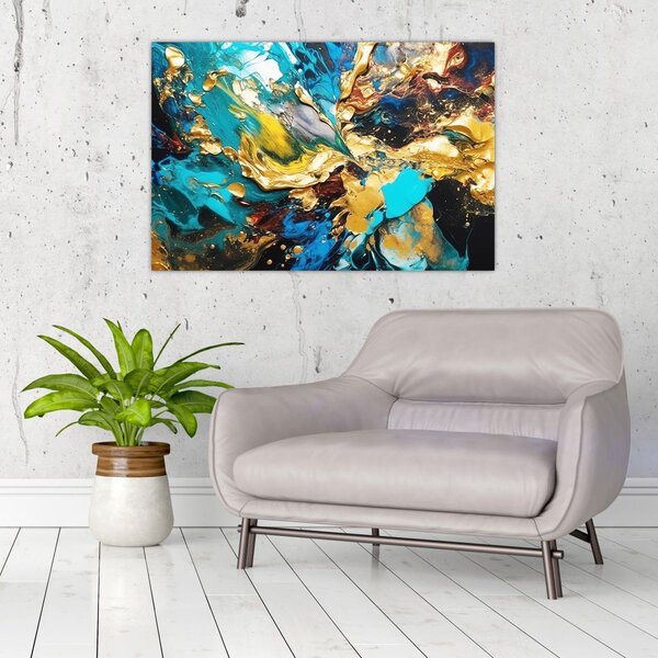 Kép - Texturált olajfestmény (90x60 cm)