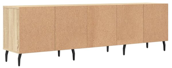 Sonoma tölgy színű szerelt fa fali TV-szekrény 150x30x44,5 cm