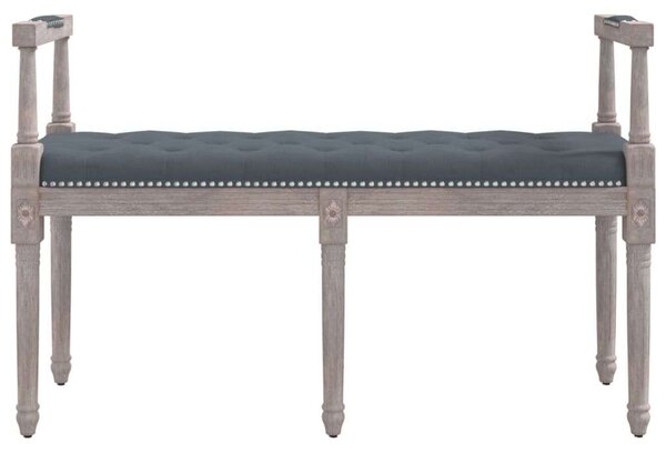 Bársony Pad - Sötétszürke - 110x40x70 cm