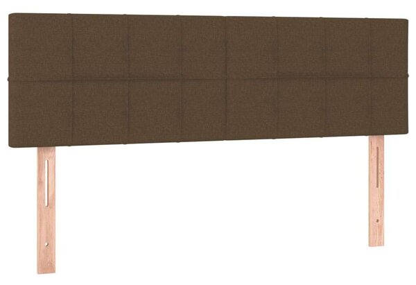 Modern Ágy - Sötétbarna Szövet - 140x190 cm
