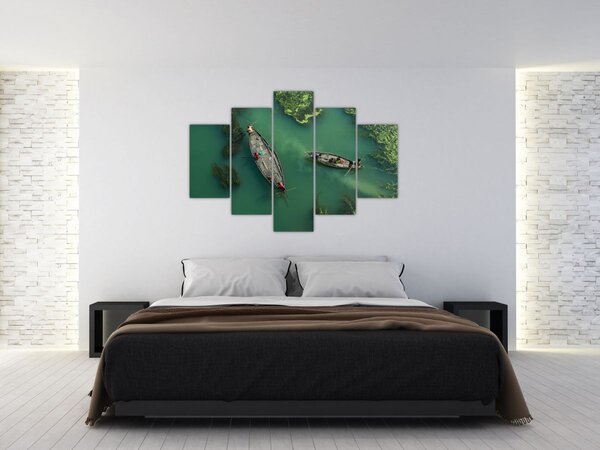 Kép - Horgászok a folyón (150x105 cm)