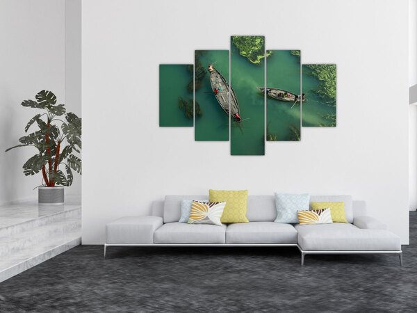 Kép - Horgászok a folyón (150x105 cm)