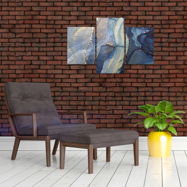 Kép - Absztrakció alkoholos tintával (90x60 cm)