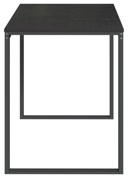 Fekete forgácslap számítógépasztal 110 x 60 x 73 cm