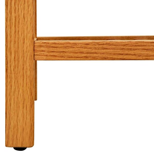 Tömör Tölgyfa Cipőtartó - 5 Polc - 50x27x100 cm