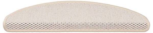 15 db szizál hatású berber öntapadó lépcsőszőnyeg 65x21x4 cm