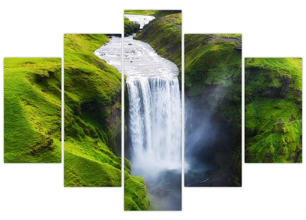 Kép - Skogafoss vízesés (150x105 cm)
