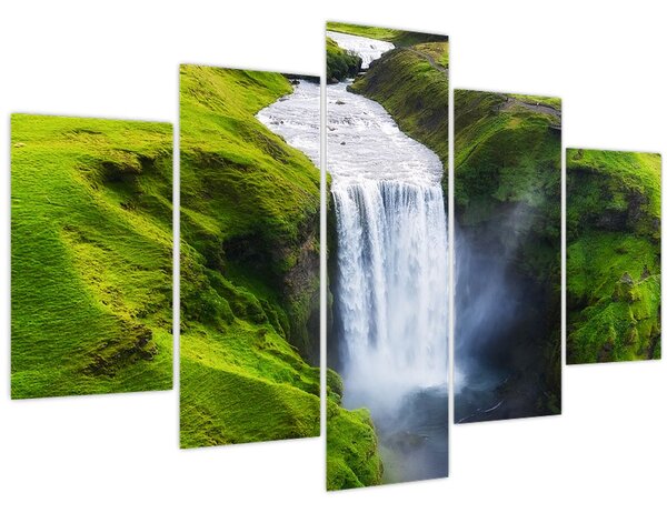 Kép - Skogafoss vízesés (150x105 cm)