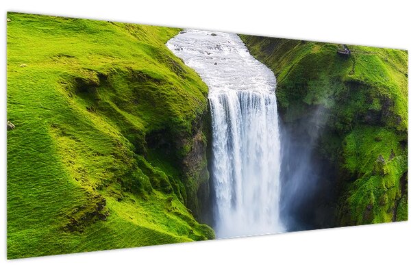 Kép - Skogafoss vízesés (120x50 cm)
