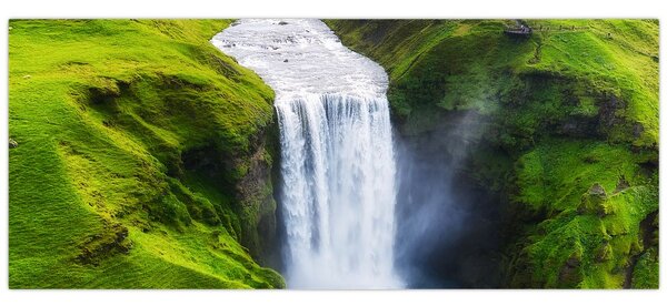 Kép - Skogafoss vízesés (120x50 cm)