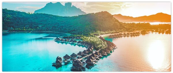 Kép - Bora Bora (120x50 cm)