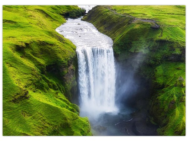 Kép - Skogafoss vízesés (70x50 cm)