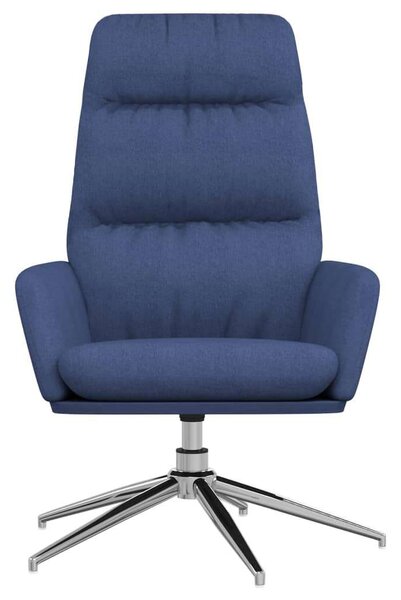 VidaXL kék szövet pihenőfotel