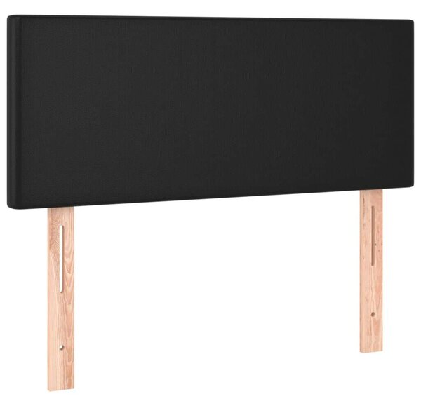 VidaXL Ágy - Fekete Műbőr - 80x200 cm