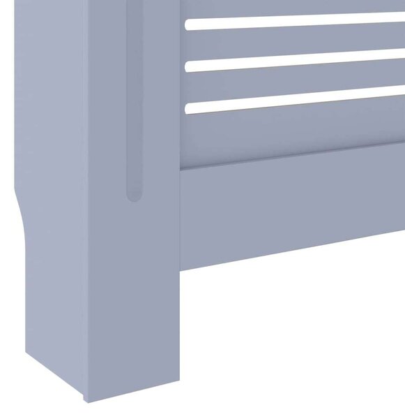 VidaXL szürke MDF radiátorburkolat 205 cm