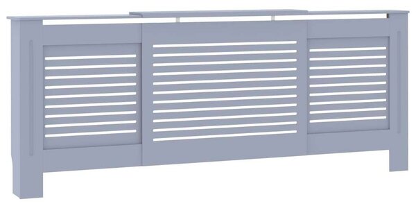 VidaXL szürke MDF radiátorburkolat 205 cm