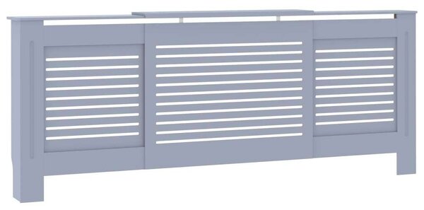 VidaXL szürke MDF radiátorburkolat 205 cm