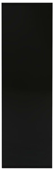 Fekete szerelt fa könyvszekrény 98 x 29 x 97,5 cm