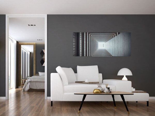 Kép - Kilátás az épület belsejéből (120x50 cm)