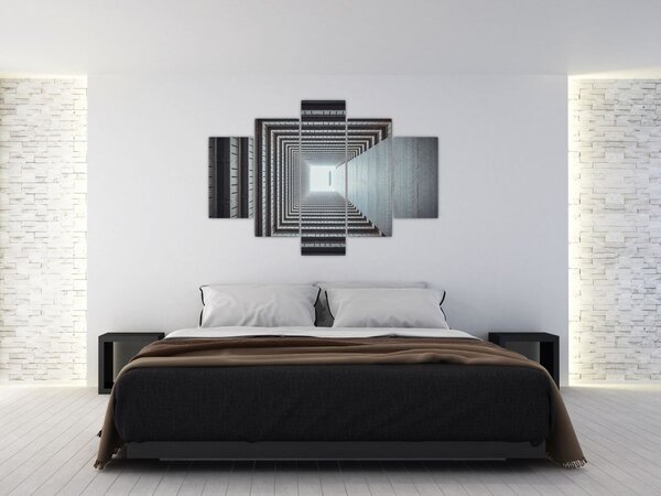 Kép - Kilátás az épület belsejéből (150x105 cm)