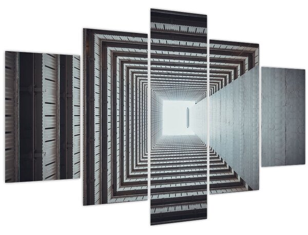 Kép - Kilátás az épület belsejéből (150x105 cm)