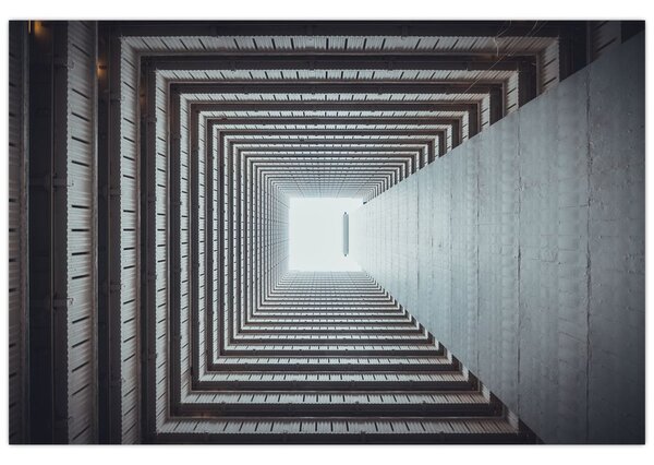 Kép - Kilátás az épület belsejéből (90x60 cm)