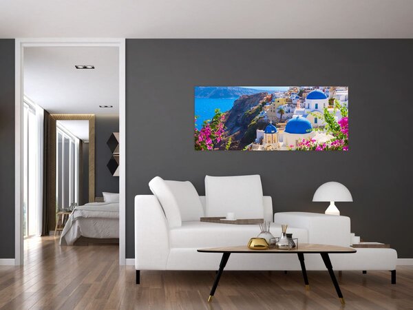 Kép - Santorini, Görögország (120x50 cm)